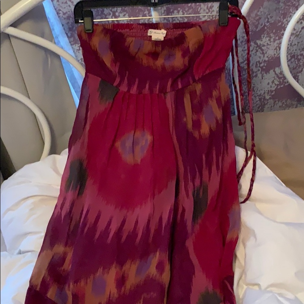 American eagle strapless dress